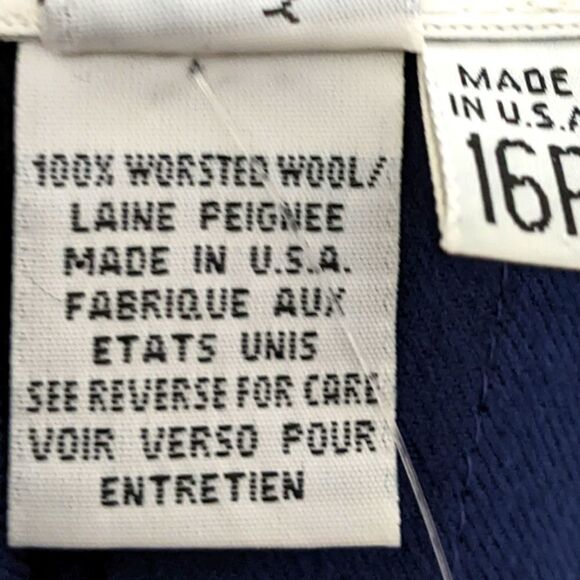 NWT TALBOTS Petites Worsted Wool Pleated Skirt 16P - Picture 5 of 6